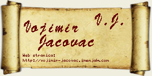 Vojimir Jačovac vizit kartica